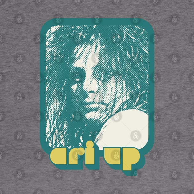 Ari Up ////// Retro Aesthetic Fan Design by DankFutura